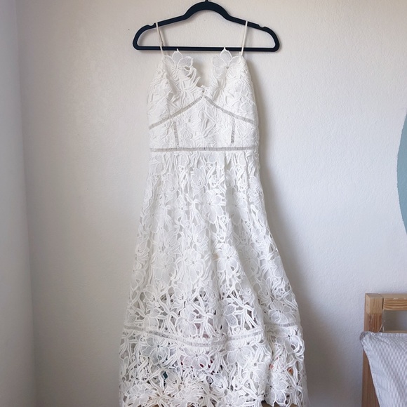 Free People Dresses & Skirts - Free People White Midi / courthouse dress